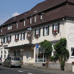 Unser Kleines Hotel Cafe Gobel 라우바흐 Exterior photo