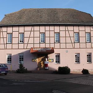 Landgasthof Zum Ring 호텔 Ringleben Exterior photo