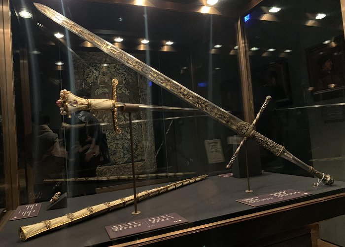 Imperial Treasury Vienna Imperial sword and scabbard, in kaiserliche schatzkammer (imperial ... photo