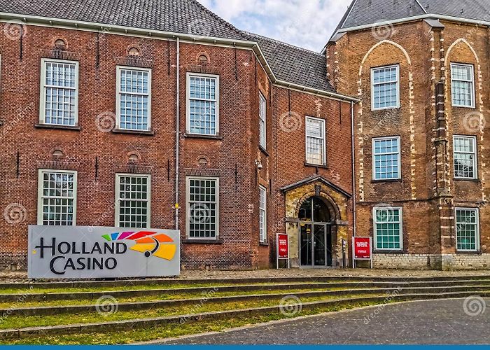 Holland Casino Breda Entrance with Sign Board of Holland Casino in Breda City, the ... photo