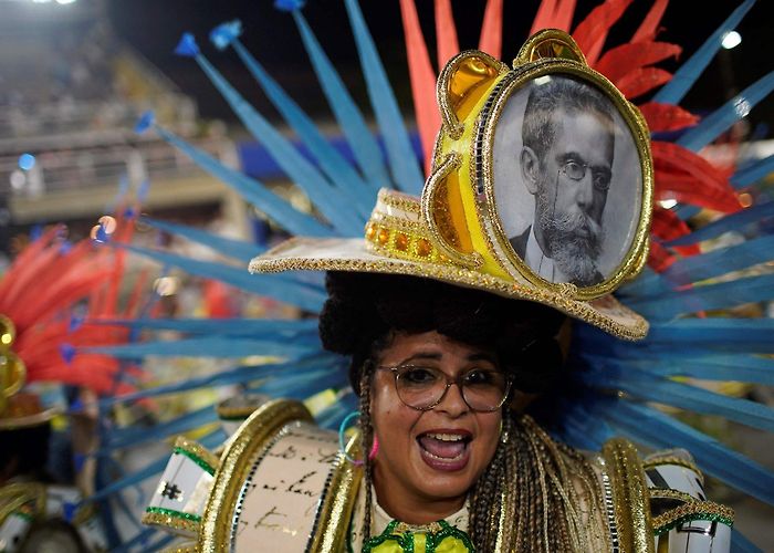 Anhembi Sambadrome Feathers, headpieces and samba: Rio Carnival back in full force ... photo
