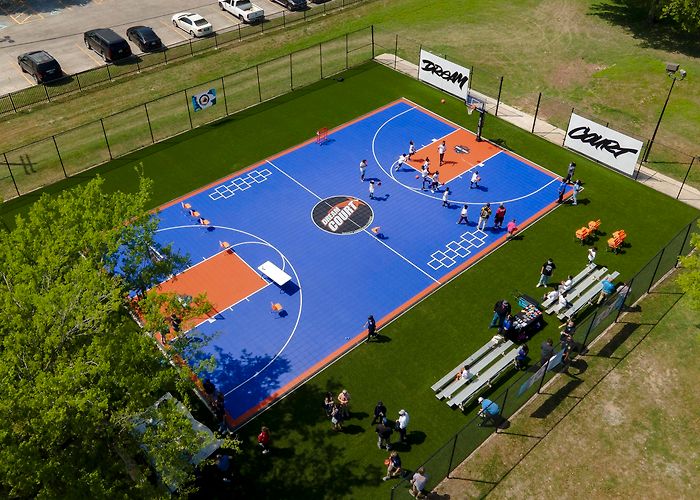 Martin Luther King Park NCAA and partners open public basketball court on the East Side photo