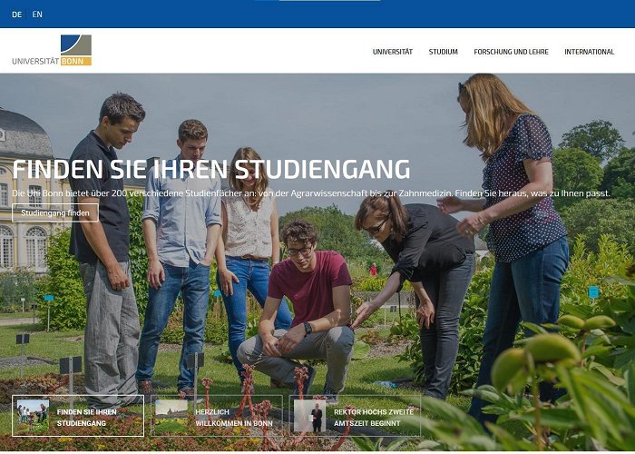 University of Bonn Renewed splendor: Website relaunch milestone reached — University ... photo