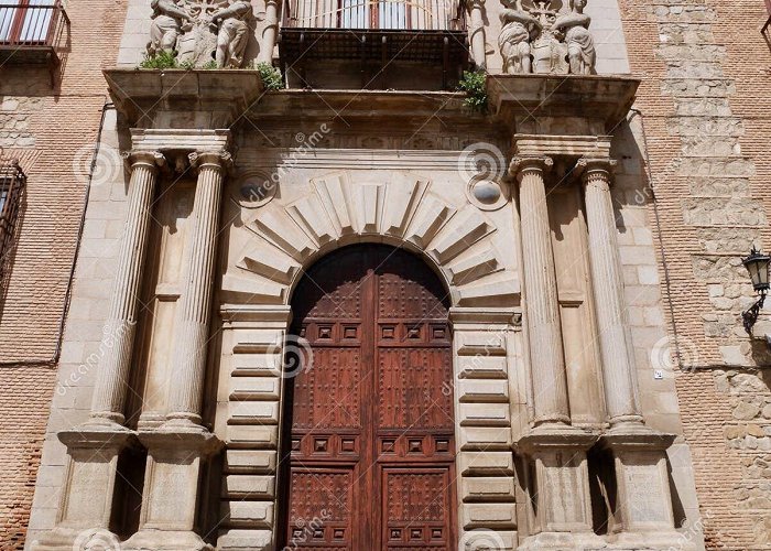 Palacio arzobispal Facade of Archbishop S Palace, Palacio Arzobispal in Toledo ... photo