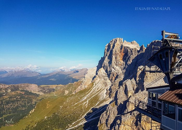 Funivia Rosetta Dolomites. Cima Rosetta - cable car and easy trekking at 2 743 m ... photo