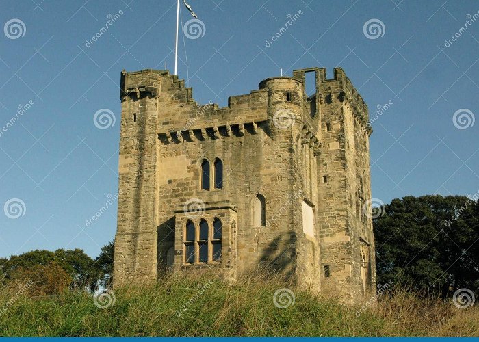 Hylton Castle Hylton Castle, Sunderland stock image. Image of tower - 197874197 photo