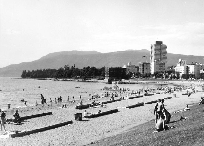 English Bay Beach Then and Now English Bay photo