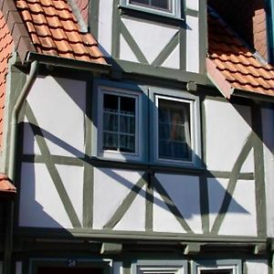 Mittelalterliches Fachwerkhaus Am Diebesturm - Klimatisiert- 바트순덴알렌도르프 Exterior photo