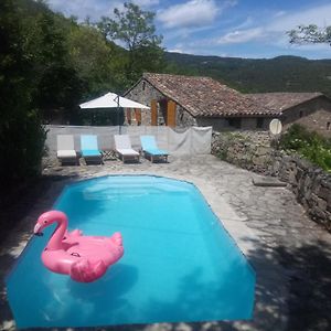 Cros  Maison De Charme 3 Etoiles Dans Les Cevennes Avec Terrasse Et Piscine Privee 빌라 Exterior photo