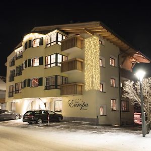 Hotel Garni Europa 장크트안톤암아를베르크 Exterior photo