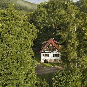 Gerabronn Ferienhaus Chalet An Der Brettach 빌라 Exterior photo