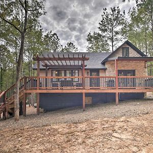 Modern Broken Bow Cabin Large Deck, Bbq And Pergola 빌라 Exterior photo