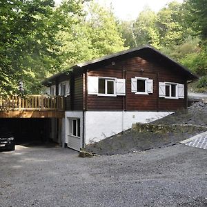 Manhay Cosy Chalet In Odeigne With Jacuzzi 빌라 Exterior photo