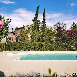 Authentic Country House Casale Le Fontanelle With Pool And Garden In Monterado 빌라 Exterior photo