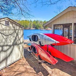 Candia Lakefront Retreat With Kayaks, Grill, Fire Pit! 빌라 Exterior photo