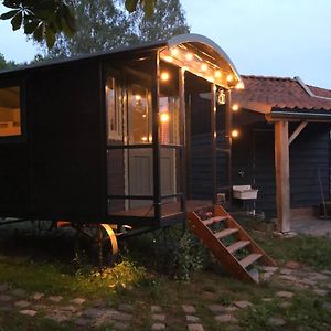 알턴 Tiny House, Pipowagen Onder De Kastanje 아파트 Exterior photo