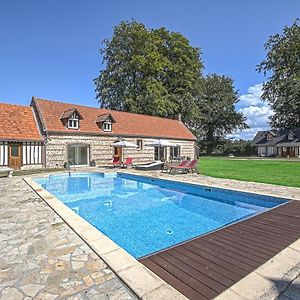 Clos Celeste - Campagne D Etretat Avec Piscine Et Spa 호텔 Écrainville Exterior photo