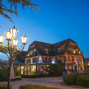 Hotel Restaurant Relais De La Poste - Strasbourg Nord 라왕트제노 Exterior photo