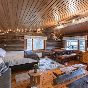 Lapland Northern Lights Cabin - Wooden Sauna 로바니에미 Exterior photo