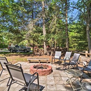 Roscommon Higgins Lake Getaway With Fire Pit, Walk To Beach! 빌라 Exterior photo