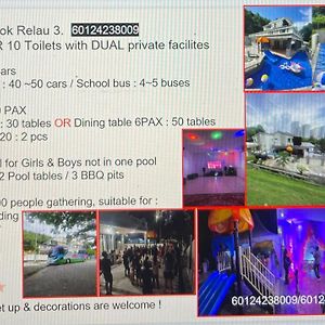 60Pax 9Br Villa Kids Swimming Pool, Ktv, Bbq N Pool Tables Near Spice Arena Penang 9800 Sqft 바얀레파스 Exterior photo