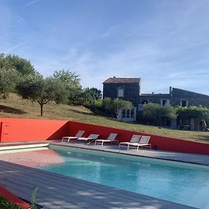 Maison Spacieuse Avec Piscine A Saint Lager Bressac 빌라 Exterior photo