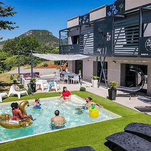 Dandelion Gite Spa Gorges Du Tarn Piscine Jacuzzi Riviere Vue Exceptionnelle Villa Nature Design 모스튀에줄 Exterior photo