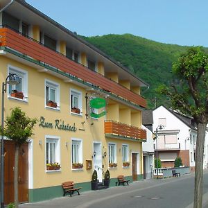 Gasthaus Zum Rebstock 호텔 Hirzenach Exterior photo