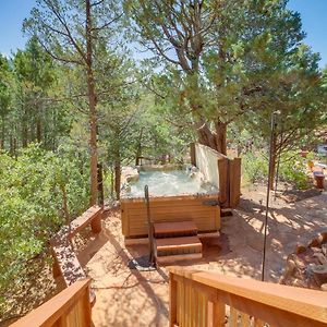 Pine Chic Arizona Retreat With Hot Tub, Fire Pit And Deck! 빌라 Exterior photo
