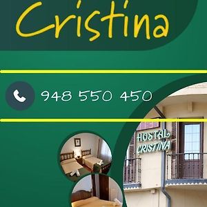 Hostal Cristina 에스텔라 Exterior photo