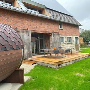 Landurlaub Mit Neugierigen Blicken In Den Pferdestall, Eingezauntem Garten, Kamin Und Sauna 로트암시 Exterior photo