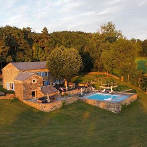 Saint-Etienne-Lardeyrol Corps De Ferme Renove Avec Piscine Et Terrasses Paisibles, A 1H30 De Lyon - Fr-1-582-396 B&B Exterior photo