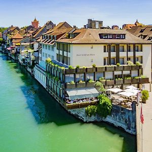 Hotel Schiff Am Rhein 라인펠덴 Exterior photo