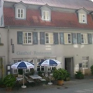 Gasthof Blauer Bock 호텔 슈바비슈할 Exterior photo