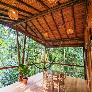 오호찰 Yogachal Vista Mar Bamboo House In The Jungle 빌라 Exterior photo