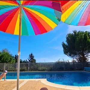 Cherveix-Cubas Maison Familiale Avec Piscine Privee, Jeux Pour Enfants, Salle De Sport Et Wifi En Dordogne - Fr-1-616-70 빌라 Exterior photo