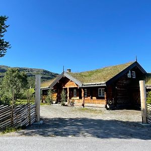 호브던 Solsetra - Mountain Majesty Family Log Cabin 빌라 Exterior photo