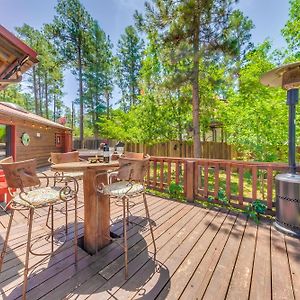 Unique Bear Country Cabin In Ruidoso With Hot Tub! 빌라 Exterior photo
