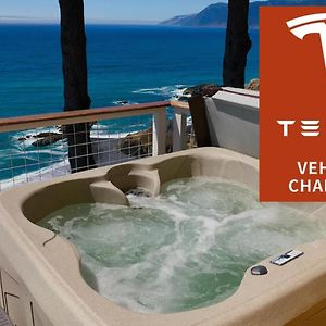 Gorgeous Oceanview, By Oceanviewhottubs Oceanfront! Shelter Cove, Ca Tesla Ev Station 아파트 Exterior photo