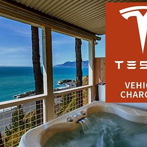 Amazing Oceanview, Oceanfront! By Oceanviewhottubs Shelter Cove, Ca Tesla Ev Station 아파트 Exterior photo