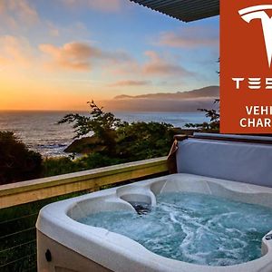 Magnificent Oceanview By Oceanviewhottubs Oceanfront! Shelter Cove, Ca Tesla Ev Station 아파트 Exterior photo