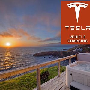 Exquisite Oceanview! By Oceanviewhottubs Oceanfront! Shelter Cove, Ca Tesla Ev Station 아파트 Exterior photo