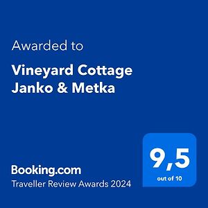 Vineyard Cottage Janko & Metka 오토세크 Exterior photo