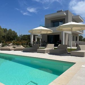 Elia Mare Luxury Villas With Private Pools Close To The Beach 네아 모우다니아 Exterior photo