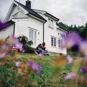 Romsdal Lodge - Det Kvite Huset Isfjorden Exterior photo