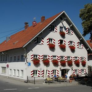 Gasthaus Zur Post 호텔 Waal Exterior photo