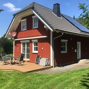 힐더스 Schwedenhaus Rhoen Mit Sauna 아파트 Exterior photo