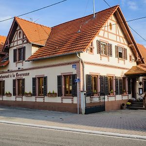 Hotel Restaurant La Couronne 로펜하임 Exterior photo