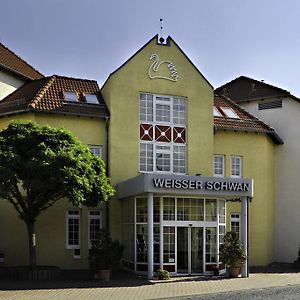 Hotel Weisser Schwan 에르푸르트 Exterior photo