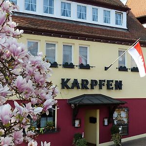 Hotel & Restaurant Zum Karpfen 오베룬부르크암마인 Exterior photo